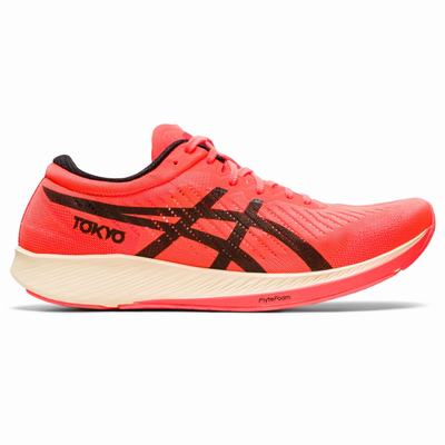 Asics Metaracer Tokyo - Naisten Juoksukengät - Oranssi Punainen/Mustat